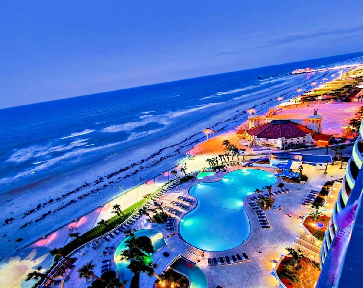 Vacation In Comfort And Luxury - 3 Bedroom Direct Oceanfront - Wyndham Ocean Walk Resort 2425 Daytona Beach Exteriör bild